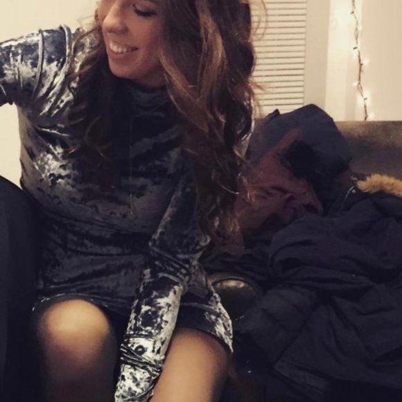 Urban Outfitters velvet mini dress - Picture 3 of 3